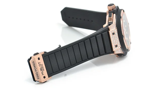 (HUBLOT)ウブロ ブランドコピー キングパワー ウニコ キングゴールド パヴェ 701.OX.0180.RX.1704