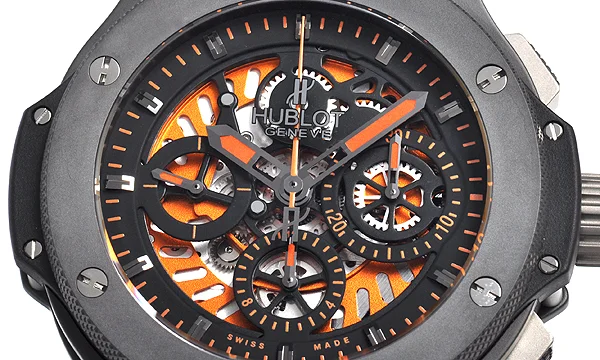 (HUBLOT)ウブロ コピー時計 ビッグバン アエロバン オールブラックオレンジ 310.CI.1190.RX.ABO10