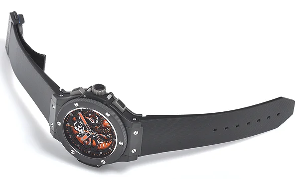 (HUBLOT)ウブロ コピー時計 ビッグバン アエロバン オールブラックオレンジ 310.CI.1190.RX.ABO10