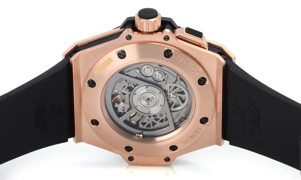 (HUBLOT)ウブロ コピー時計 キングパワー ウニコ ＧＭＴ キングゴールドセラミック 771.OM.1170.RX
