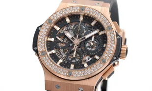 ウブロ ビッグバン アエロバン ゴールド ダイヤモンド 311.PX.1180.RX.1104 hublot 時計 コピー