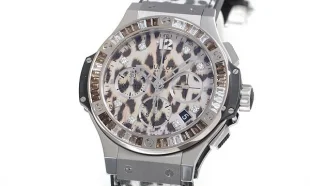 ウブロ ビッグバン スノーレオパード 自動巻き 341.SX.7717.NR.1977 スーパーコピー 時計