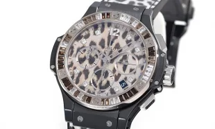 ウブロ ビッグバン セラミック スノーレオパード 341.CW.7717.NR.1977 スーパーコピー 時計