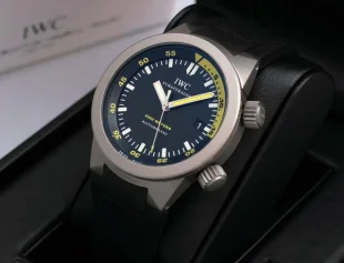 IWC アクアタイマー チタン オートマティック 黒 IW353804 コピー 腕時計