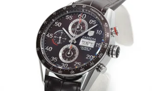 人気 タグ·ホイヤー カレラタキメーター クロノデイデイト CV2A12.FC6236 腕時計