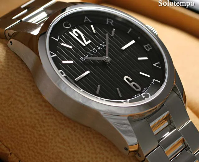 ブランド ブルガリBvlgari 時計コピー ソロテンポ ブラックダイアル ST37BSS