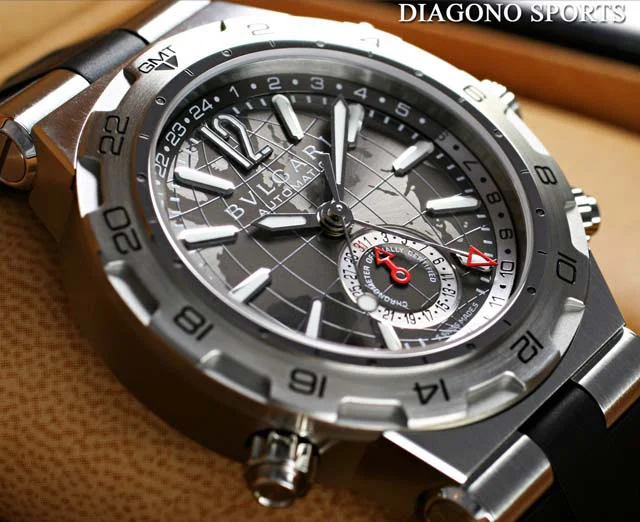 ブランド ブルガリBvlgari 時計コピー ディアゴノ プロフェッショナル アリア(エア)DP42C14SVDGMT